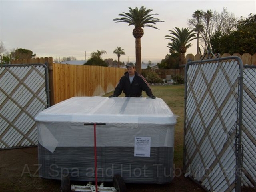 Az Spa and Hot Tub Movers need to plan the route in advance for placement or removal.